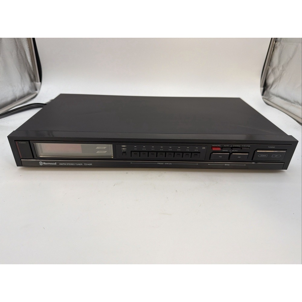 Vintage Sherwood TD140 AM/FM Stereo Tuner